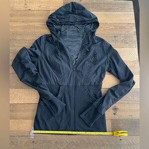Lululemon Reversible Coat, Black/Gray, Size 10